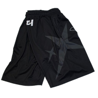 BLACK STAR MESH SHORTS