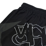 BLACK STAR MESH SHORTS
