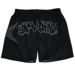 BLACK STAR MESH SHORTS
